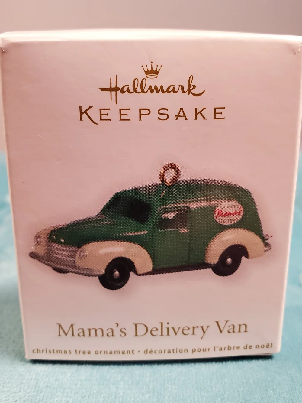 Hallmark Keepsake 2012 Mama's Delivery Van Miniature Ornament